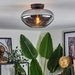 Mertola Plafonnier Fumé, 1 lumière