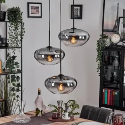 Mertola Suspension, Boule lumineuse Noir, 3 lumières