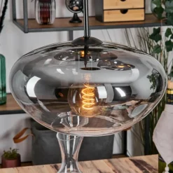 Mertola Suspension, Boule lumineuse Noir, 3 lumières