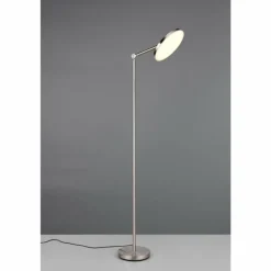 Mondello Lampadaire Luminaires Reality LED Nickel mat, 1 lumière