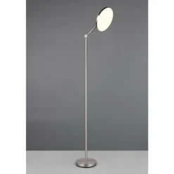 Mondello Lampadaire Luminaires Reality LED Nickel mat, 1 lumière