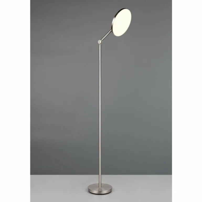 Mondello Lampadaire Luminaires Reality LED Nickel mat, 1 lumière