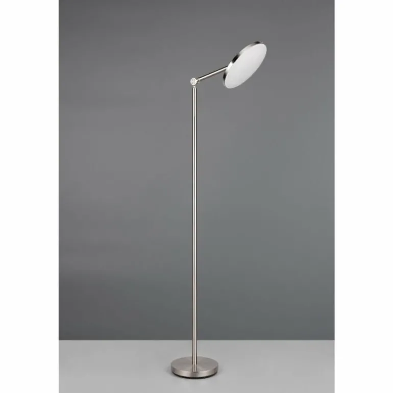 Mondello Lampadaire Luminaires Reality LED Nickel mat, 1 lumière