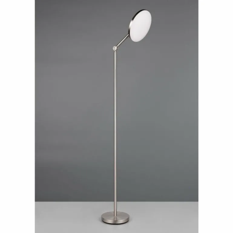 Mondello Lampadaire Luminaires Reality LED Nickel mat, 1 lumière