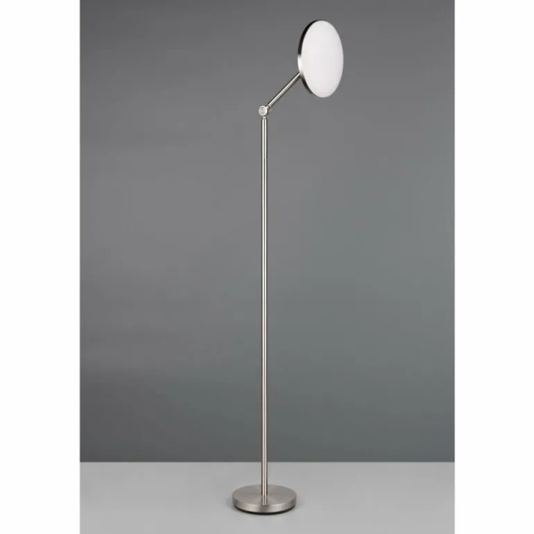 Mondello Lampadaire Luminaires Reality LED Nickel mat, 1 lumière
