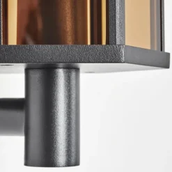 Monfanim Lampe murale d´extérieur Noir, 1 lumière