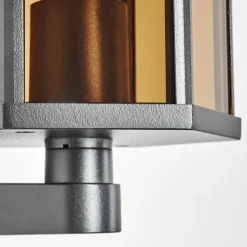 Monfanim Lampe murale d´extérieur Noir, 1 lumière