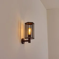 Monfanim Lampe murale d´extérieur Rouille, 1 lumière