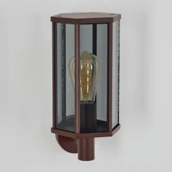 Monfanim Lampe murale d´extérieur Rouille, 1 lumière