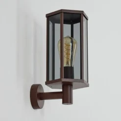 Monfanim Lampe murale d´extérieur Rouille, 1 lumière