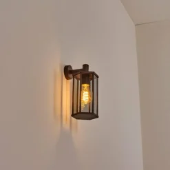 Monfanim Lampe murale d´extérieur Rouille, 1 lumière