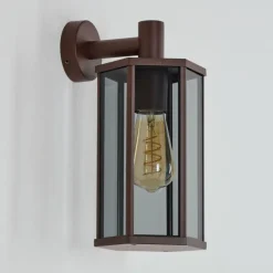 Monfanim Lampe murale d´extérieur Rouille, 1 lumière