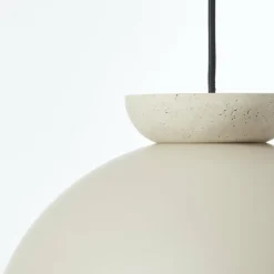 Nalam Suspension Luminaires Brilliant Beige, 1 lumière