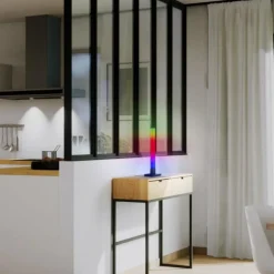 Neele Lampe à poser Luminaires Brilliant LED Noir, 1 lumière, Télécommandes