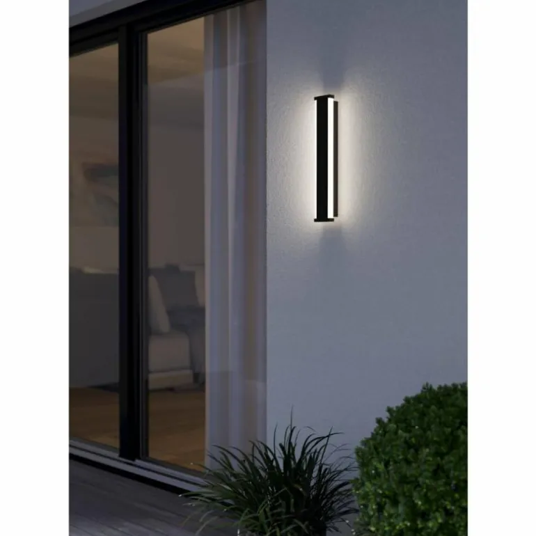 NEVIANO Lampe murale d´extérieur Luminaires Eglo LED Noir, 2 lumières