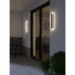 NEVIANO Lampe murale d´extérieur Luminaires Eglo LED Noir, 2 lumières