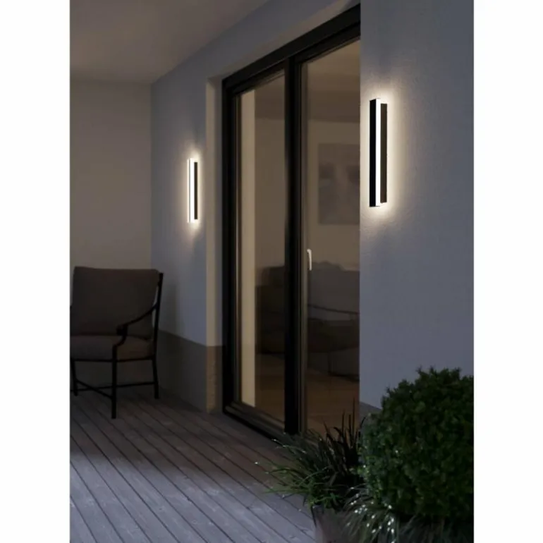 NEVIANO Lampe murale d´extérieur Luminaires Eglo LED Noir, 2 lumières