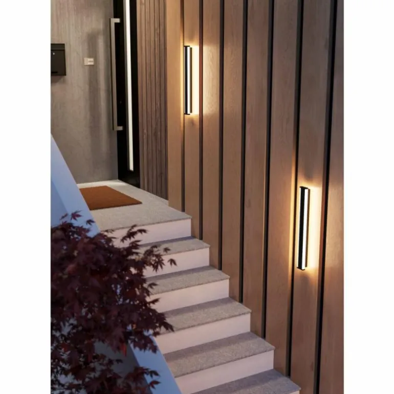 NEVIANO Lampe murale d´extérieur Luminaires Eglo LED Noir, 2 lumières