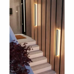 NEVIANO Lampe murale d´extérieur Luminaires Eglo LED Noir, 2 lumières