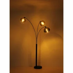Newcastle Lampadaire Luminaires Globo Lighting Noir, 3 lumières