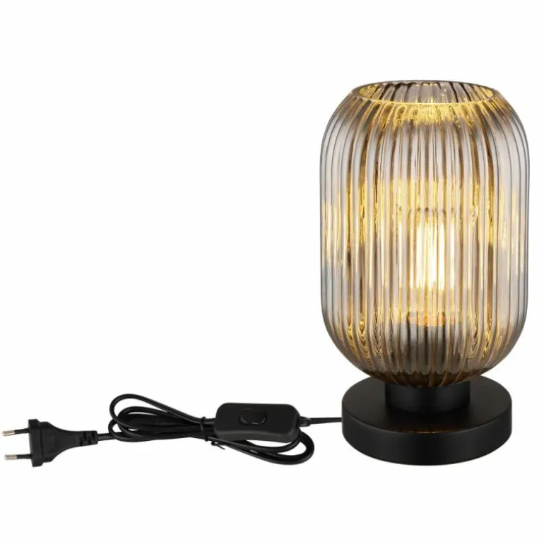 Normy Lampe à poser Luminaires Globo Lighting Noir, 1 lumière