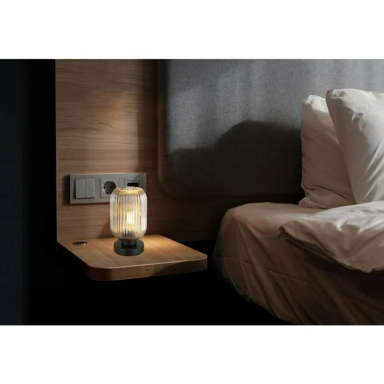 Normy Lampe à poser Luminaires Globo Lighting Noir, 1 lumière