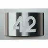 Numéro d'adresse éclairé Albert 6002 Acier inoxydable, 1 lumière