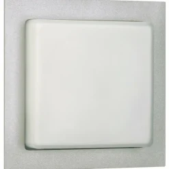 Numéro d'adresse éclairé Albert 6219 Argenté, 1 lumière