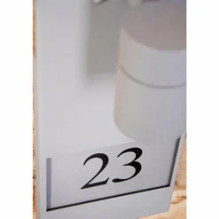 Numéro d'adresse éclairé Konstsmide MODENA Gris, 1 lumière