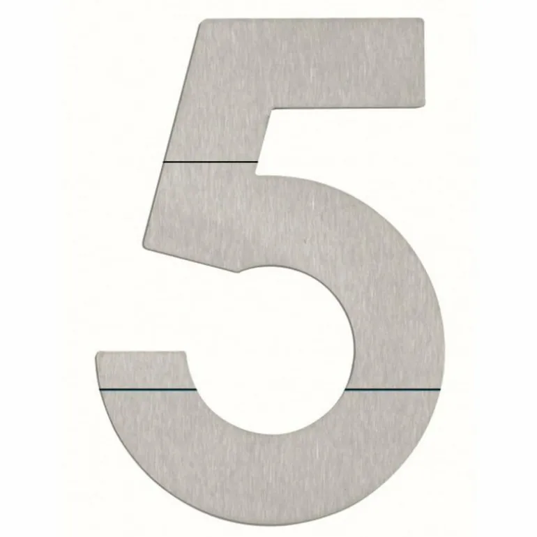 Numéros de maison 5 Albert 925 Acier inoxydable