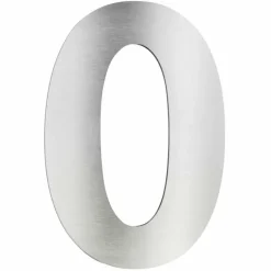 Numéros de maison LCD 0 Acier inoxydable
