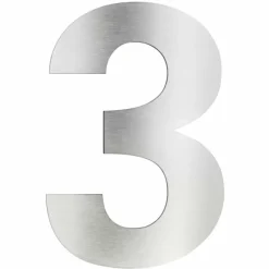 Numéros de maison LCD 3 Acier inoxydable