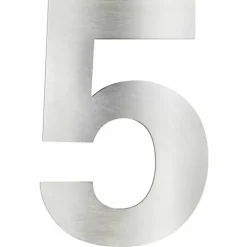 Numéros de maison LCD 5 Acier inoxydable