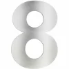 Numéros de maison LCD 8 Acier inoxydable