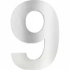 Numéros de maison LCD 9 Acier inoxydable