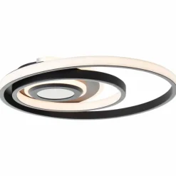 Opame Plafonnier Luminaires Brilliant LED Noir, 1 lumière, Télécommandes