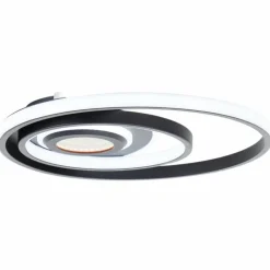 Opame Plafonnier Luminaires Brilliant LED Noir, 1 lumière, Télécommandes