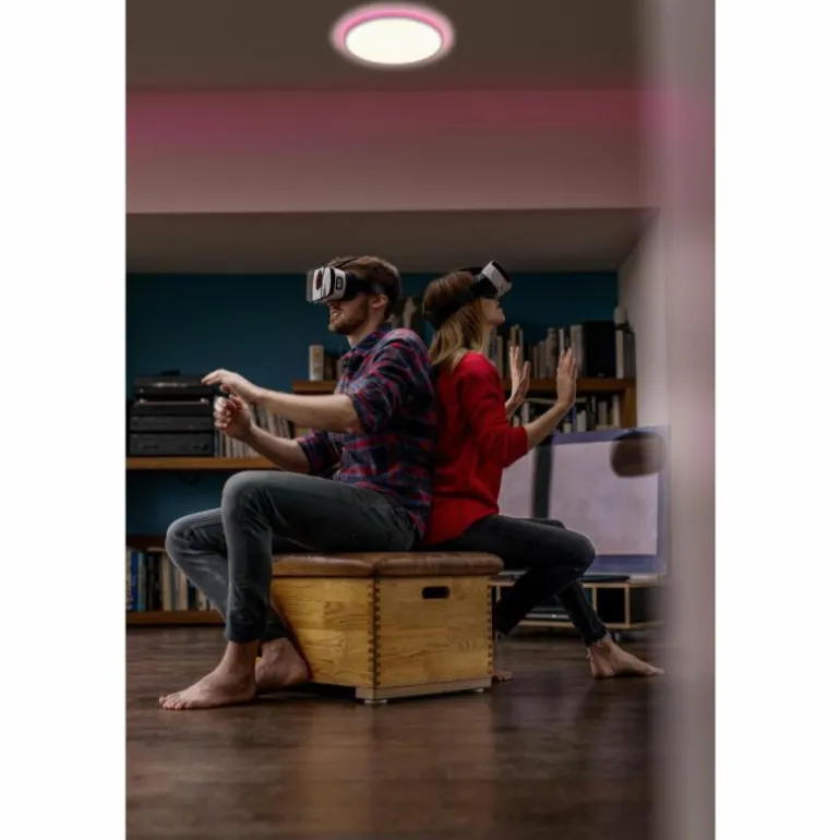 ORBIS Applique murale / Plafonnier Luminaires Ledvance LED Noir, 1 lumière, Changeur de couleurs