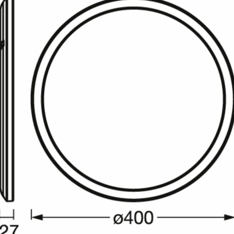 ORBIS Applique murale / Plafonnier Luminaires Ledvance LED Noir, 1 lumière, Changeur de couleurs