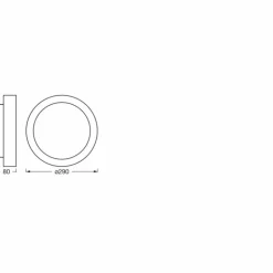 Orbis Plafonnier Luminaires Ledvance Blanc, 2 lumières