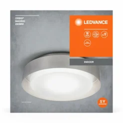 Orbis Plafonnier Luminaires Ledvance Nickel mat, 2 lumières
