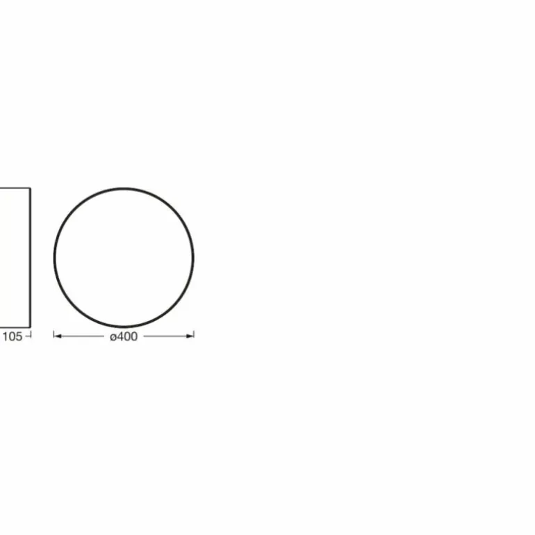 Orbis Plafonnier Luminaires Ledvance Blanc, 3 lumières