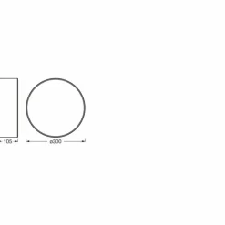 Orbis Plafonnier Luminaires Ledvance Blanc, 1 lumière