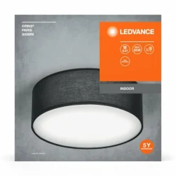 Orbis Plafonnier Luminaires Ledvance Noir, 3 lumières