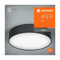 Orbis Plafonnier Luminaires Ledvance Noir, 3 lumières
