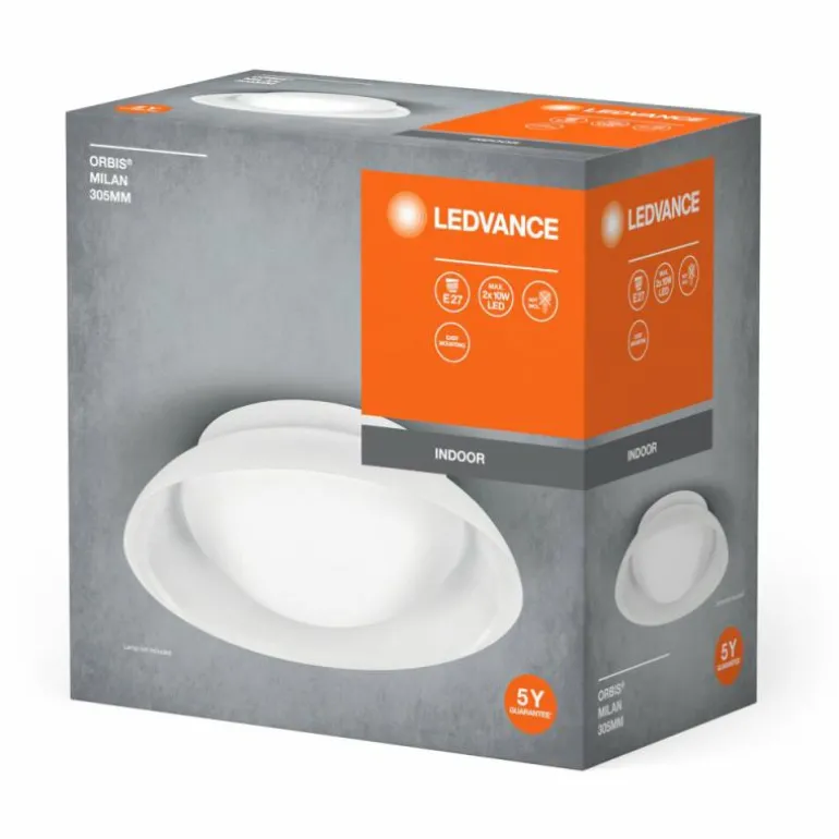 Orbis Plafonnier Luminaires Ledvance Blanc, 2 lumières
