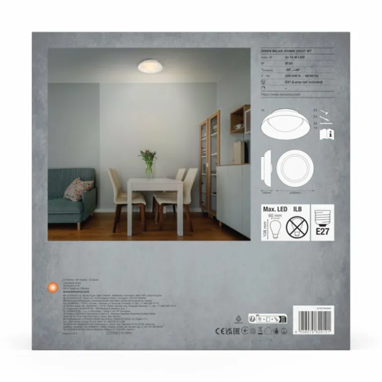 Orbis Plafonnier Luminaires Ledvance Blanc, 2 lumières