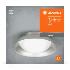 Orbis Plafonnier Luminaires Ledvance Nickel mat, 2 lumières