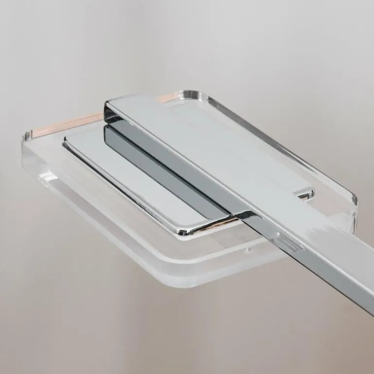 Ordal Suspension, Suspension LED Argenté, 4 lumières