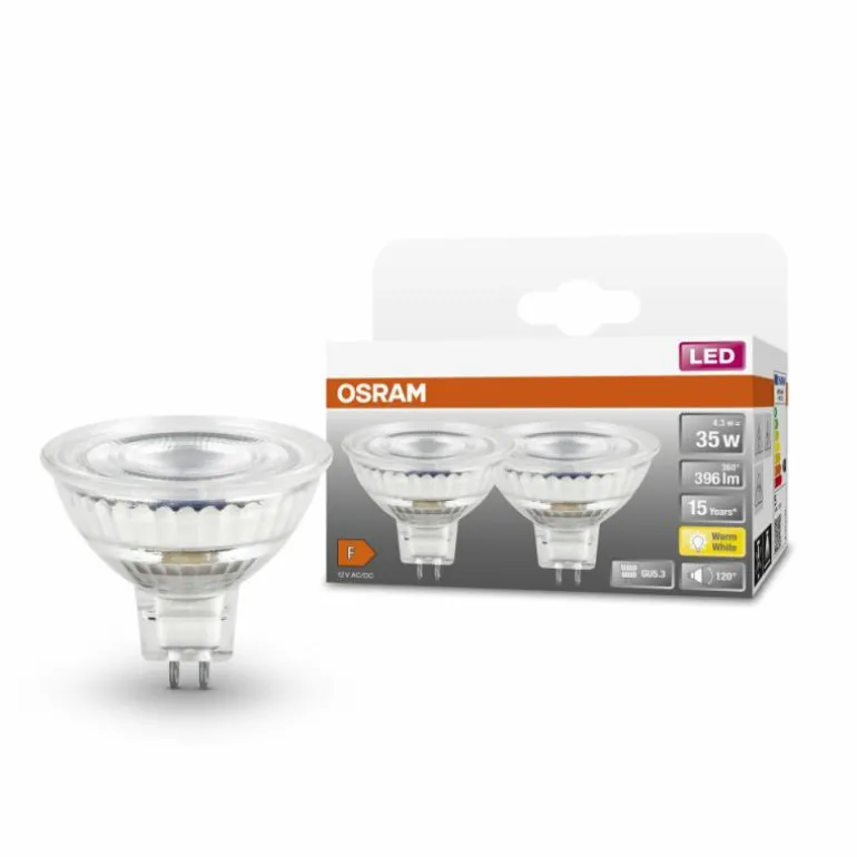 OSRAM 2 SetLED Star GU5.3 4,3 Watt 2700 Kelvin 396 Lumen